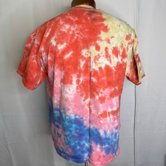 Goosebumps Tie Dye Slappy T-Shirt Large Red Blue Graphic Horror Retro 90s Style - Picture 2 of 6